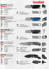 PUB, AGILE, SHUFFLE DIY FOLDING KNIVES Kershaw