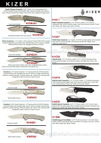 COUTEAUX POCHE SHAMSHIR QUELL GINESIS Kizer