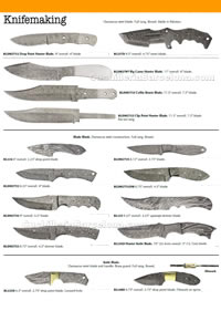 BLADES FOR KNIVES DAMASCUS 7 KnifeMaking
