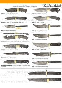 BLADES FOR KNIVES DAMASCUS 8 KnifeMaking