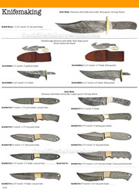 BLADES FOR KNIVES DAMASCUS 9 KnifeMaking