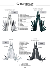 MULTIUSOS SUPER TOOL 300 Y WAVE LEATHERMAN