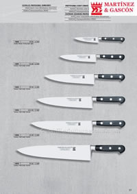 PROFFESIONAL KNIVES 16 Martinez Gascon