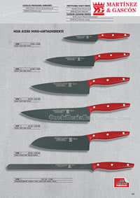 ANTIADHERENT PROFFESIONAL KNIVES 02 Martinez Gascon