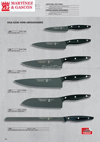 ANTIADHERENT PROFFESIONAL KNIVES 03 Martinez Gascon