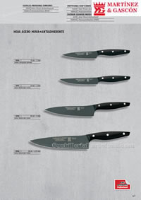 COLTELLI PROFESSIONALI ANTIADERENTI 04 Martinez Gascon