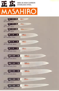 CHEF KNIVES Masahiro