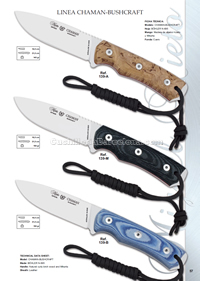 CUCHILLOS CHAMAN BUSHCRAFT Nieto