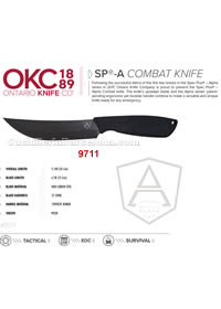 COLTELLO TATTICI SPA COMBAT KNIFE Ontario