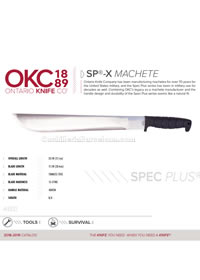 SP-X SURVIVAL MACHETES Ontario