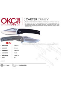 COUTEAUX POCHE EDC CARTER TRINITY Ontario