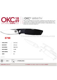 OKC WRAITH EDC FOLDING KNIFE Ontario