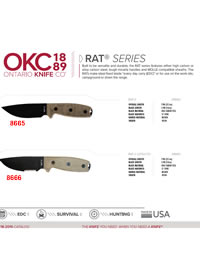 RAT SERIES TAKTISCHE MESSER Ontario