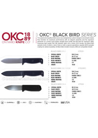 COUTEAUX DE SURVIE OKC BLACK BIRD Ontario