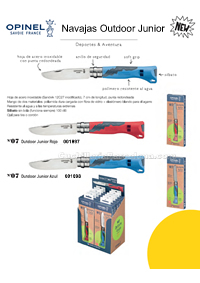 COUTEAUX D EXTERIEUR JUNIOR Opinel