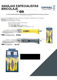 NAVALLES ESPECIALISTES BRICOLATGE Opinel