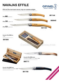COUTEAUX POCHE EFFILE 02 Opinel