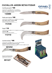 CUCHILLOS JARDIN SETAS PODAR Opinel