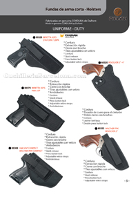 COBERTURAS DE ARMAS CURTA Pielcu