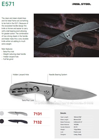 COUTEAUX POCHE EDC E571 RealSteel