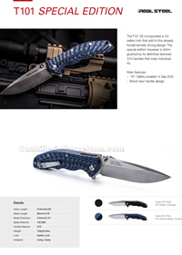 T101 SPECIAL EDITION FOLDING KNIVES RealSteel