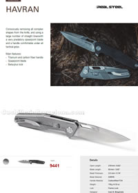 HAVRAN HUNTING FOLDING KNIVES RealSteel