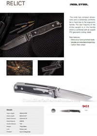 RELICT HUNTING FOLDING KNIFE RealSteel