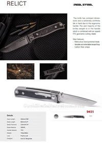 COUTEAUX POCHE DE CHASSE RELICT RealSteel