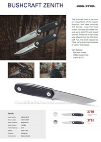 COUTEAUX DE CHASSE BUSHCRAFT ZENITH RealSteel