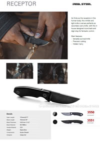 RECEPTOR HUNTING KNIVES RealSteel