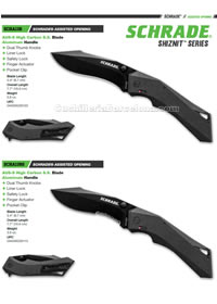 SHIZNIT SERIES TACTICAL FOLDING KNIVES Schrade