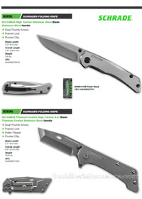 NAVALHAS TATICAS SCH311 SCH301 Schrade