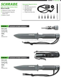 EXTREME SURVIVAL TACTICAL KNIVES Schrade