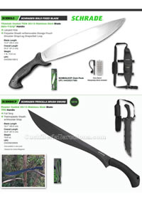 BOLO PRISCILLA SURVIVAL MACHETES  Schrade