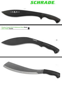 MACHETTES  KUKRI, GURKHA, PARANG Schrade