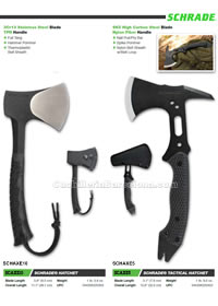 SCHAXE10, SCHAXE5 SURVIVAL HACHET Schrade