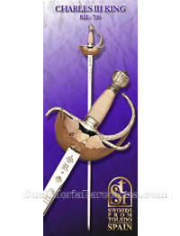 CHARLES III KING SWORD SFT