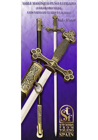 SABER MASONIC FIST ESTRIADO SFT