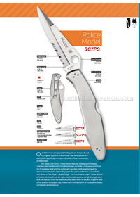 NAVALLES TACTIQUES POLICE MODEL Spyderco