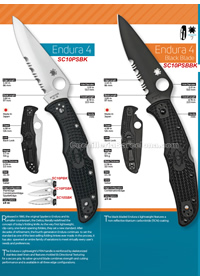 NAVALLES TACTIQUES ENDURA 4 Spyderco