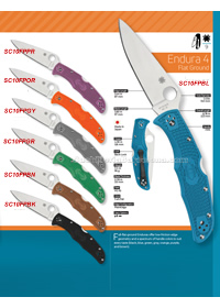 COUTEAUX POCHE TACTIQUE ENDURA 4 Spyderco