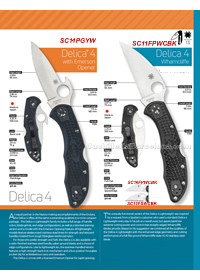 TACTICAL FOLDING KNIVES DELICA 4 Spyderco
