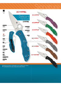 TACTICAL FOLDING KNIVES DELICA 4 Spyderco