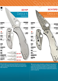 TACTICAL FOLDING KNIVES DELICA 4 Spyderco