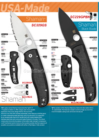 NAVALLES TACTIQUES SHAMAN Spyderco