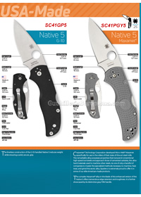 TACTICAL FOLDING KNIVES NATIVE 5 Spyderco