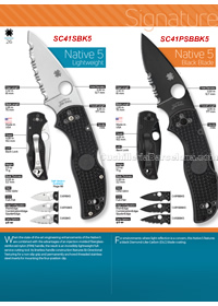 NAVALLES TACTIQUES NATIVE 5 Spyderco