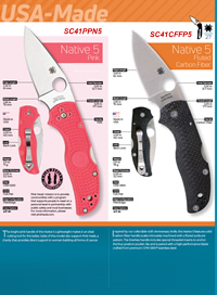 NAVALLES TACTIQUES NATIVE 5 Spyderco