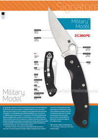 TACTICAL FOLDING KNIVES MILITARY MODEL  Spyderco