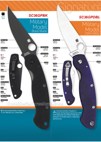 NAVALLES TACTIQUES MILITARY MODEL Spyderco